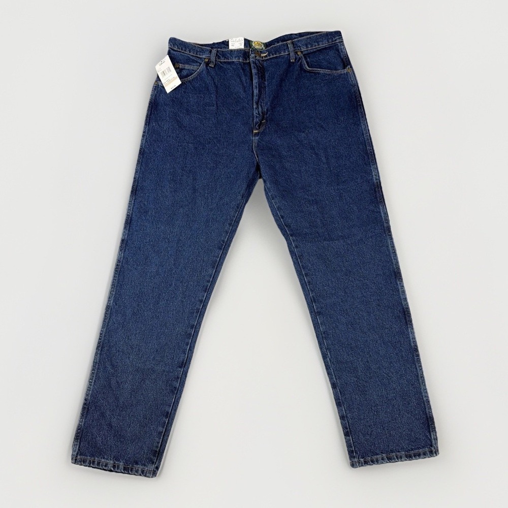 Cabela's Roughneck Jeans Mens 42x32 Dark Stone Traditional Fit Heavyweight Denim